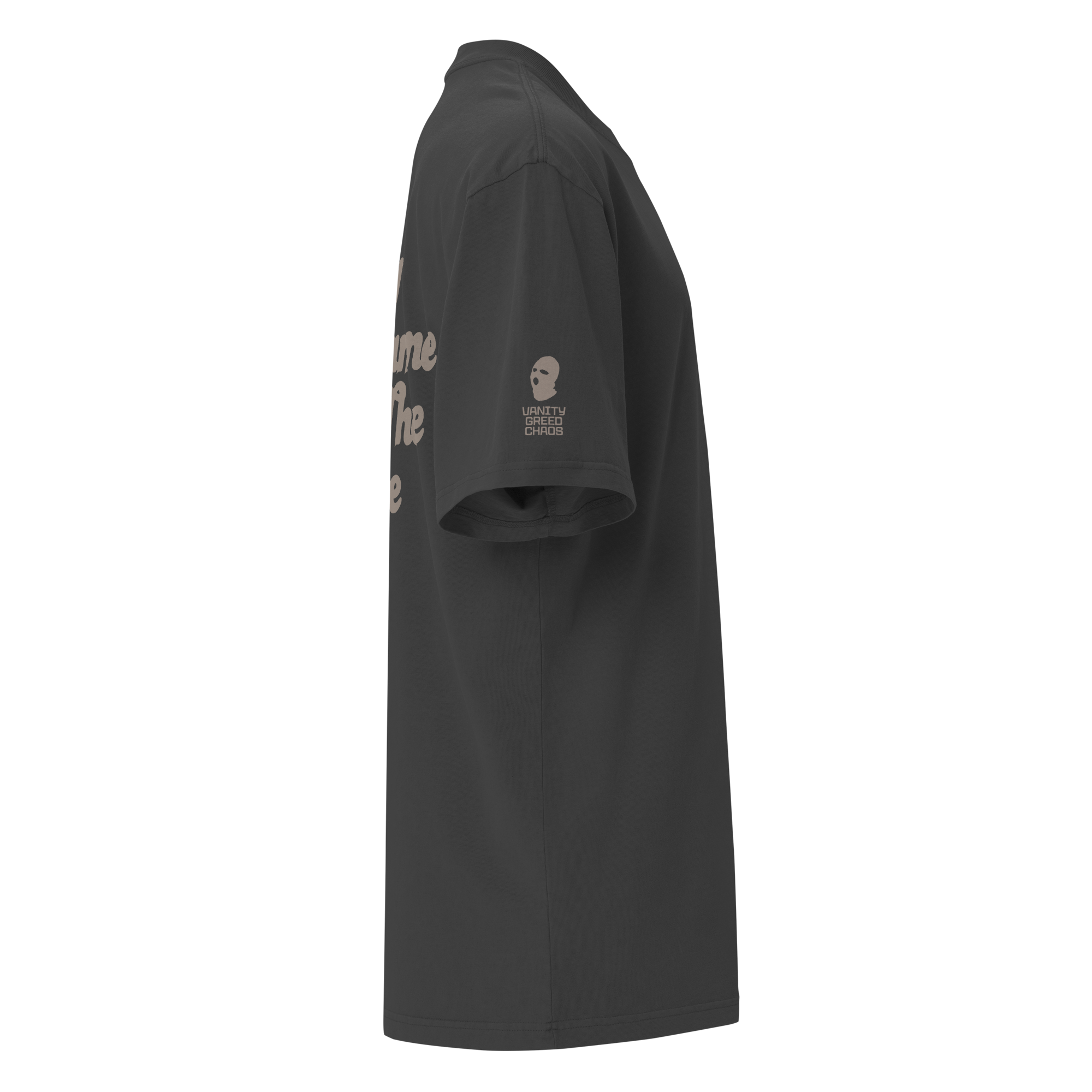 Play The Game Burn The Score Oversized Heavy Faded Tee