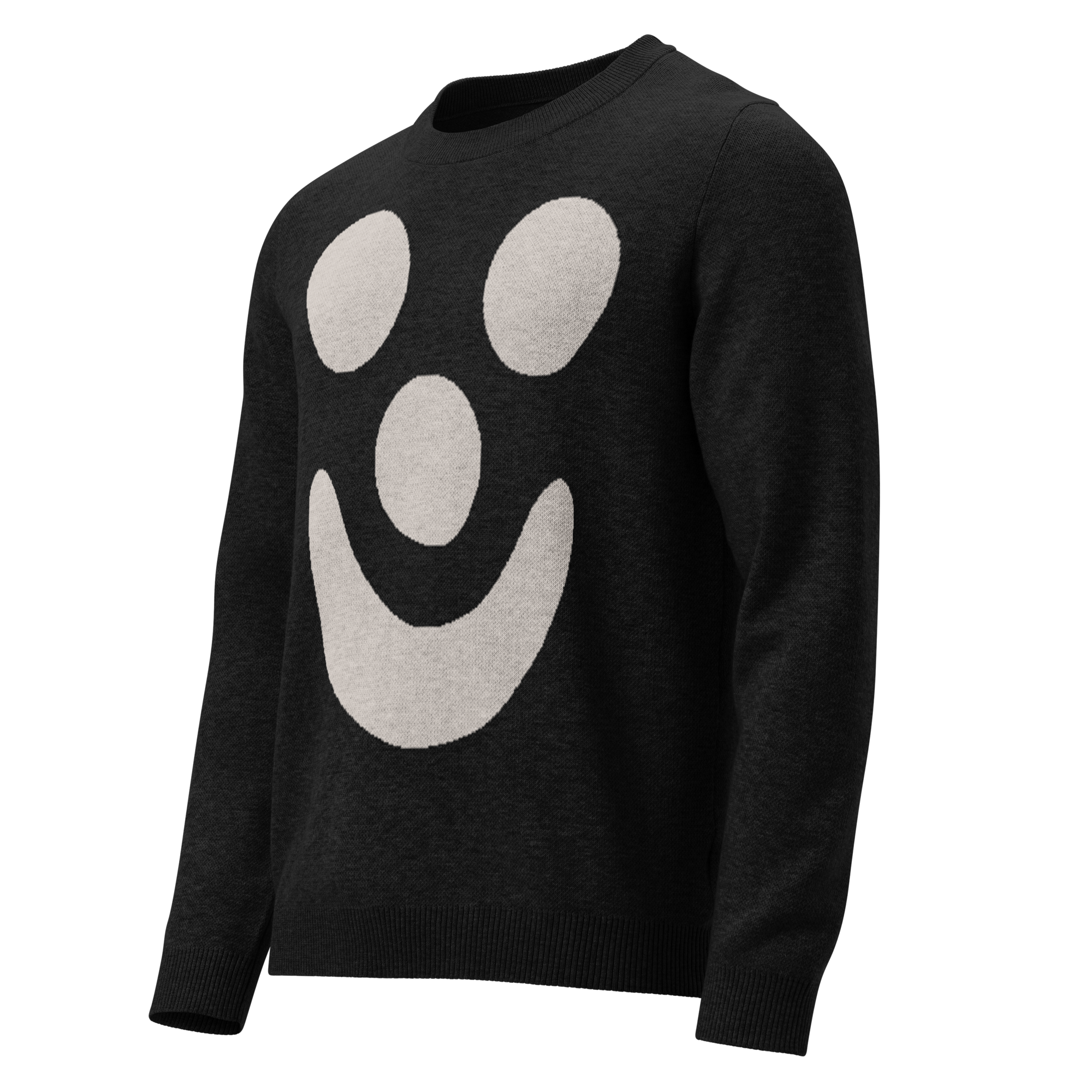 Everything Is Fine - Knitted Black Sweater