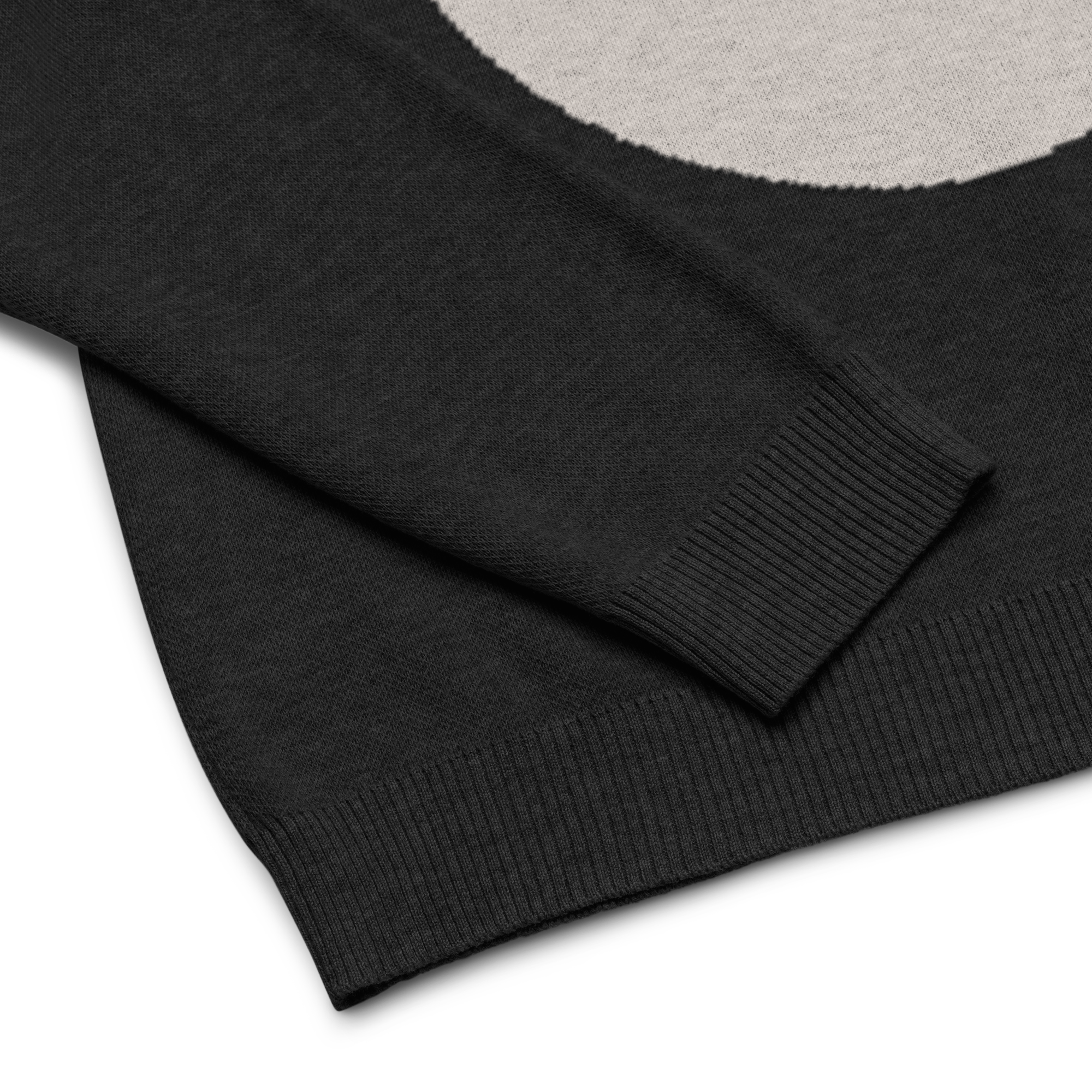 Everything Is Fine - Knitted Black Sweater