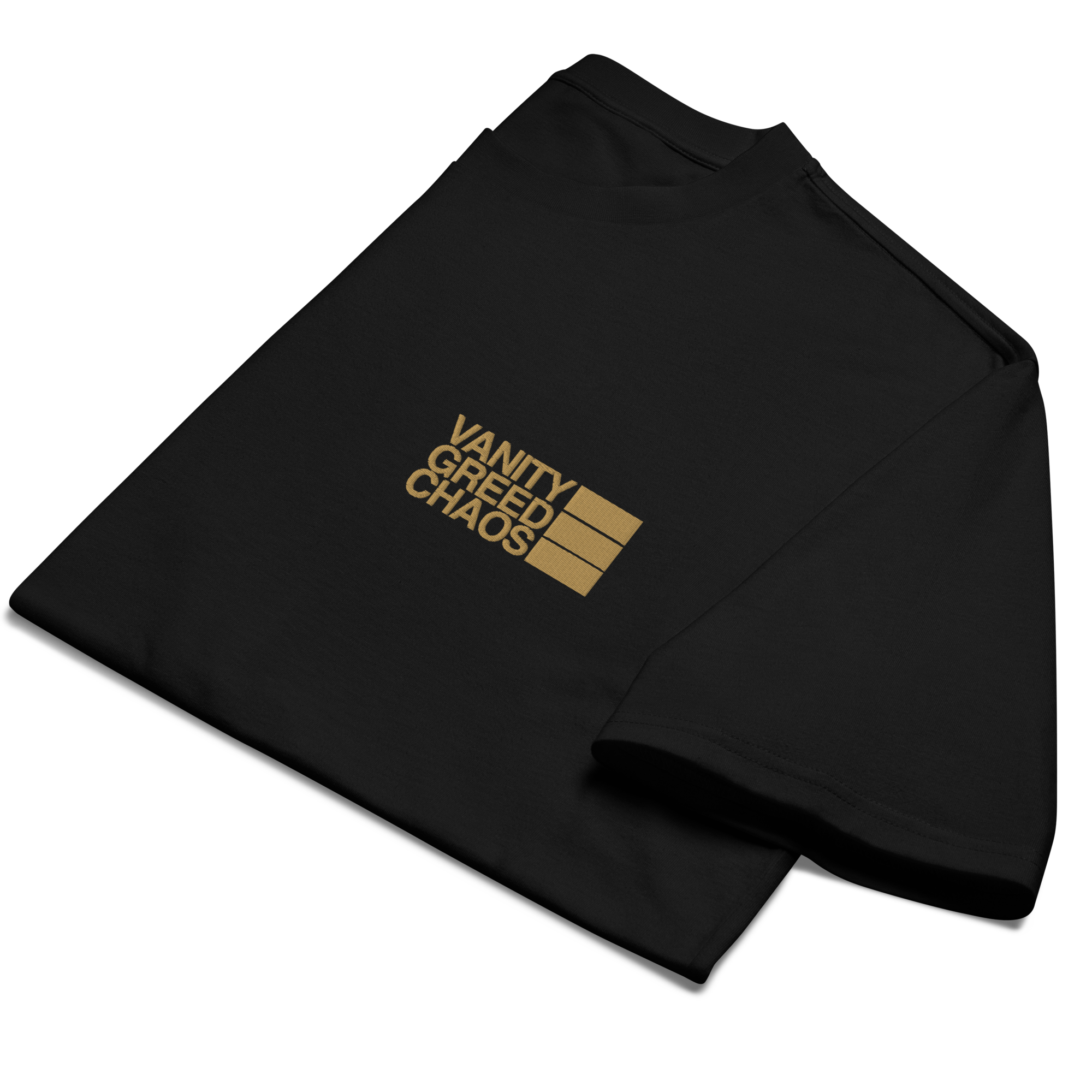 Oversized Heavyweight Embroidered Logo Tee