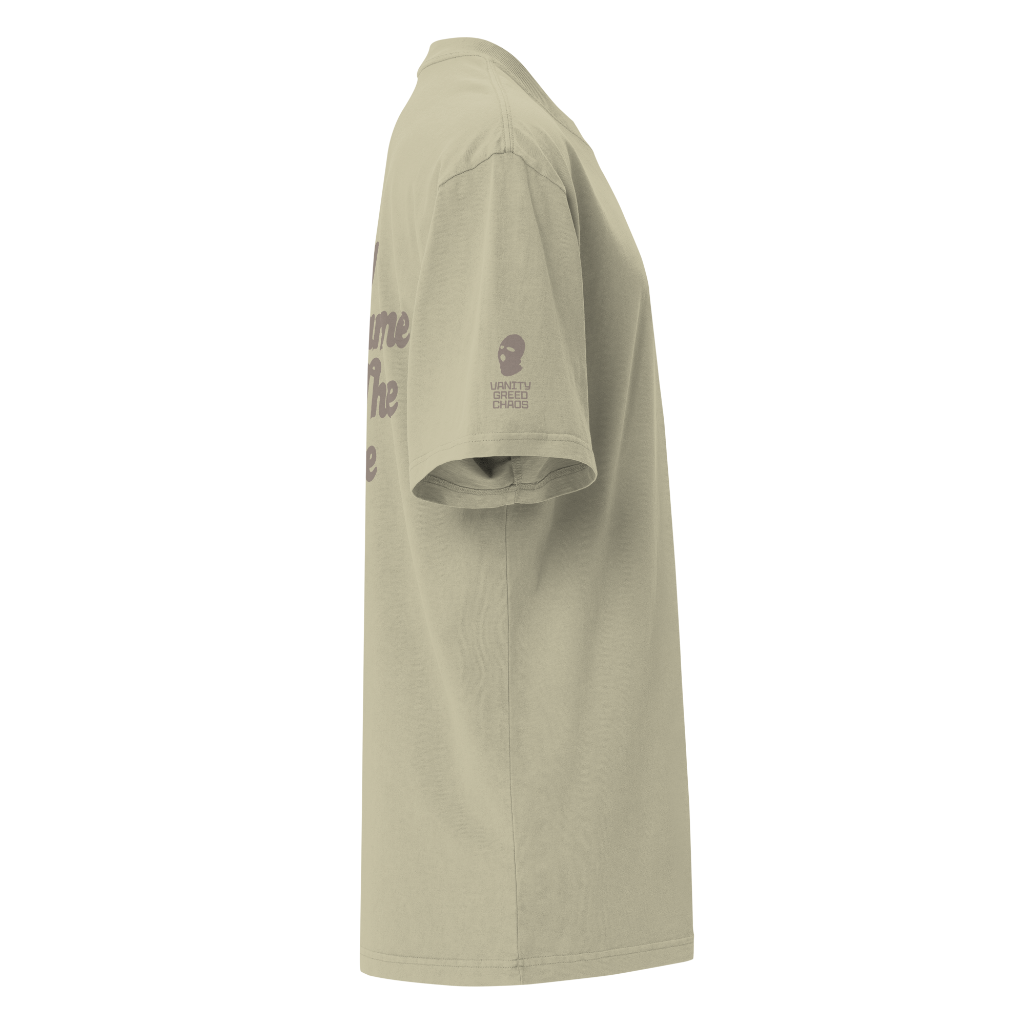 Play The Game Burn The Score Oversized Heavy Faded Tee