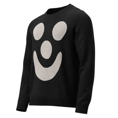 Everything Is Fine - Knitted Black Sweater
