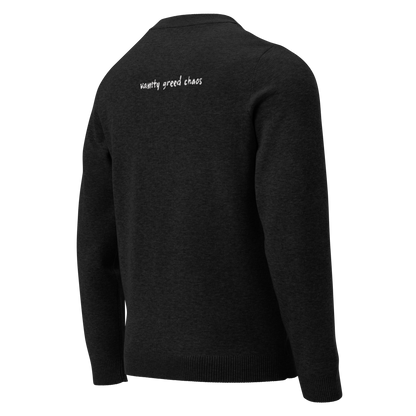 Everything Is Fine - Knitted Black Sweater