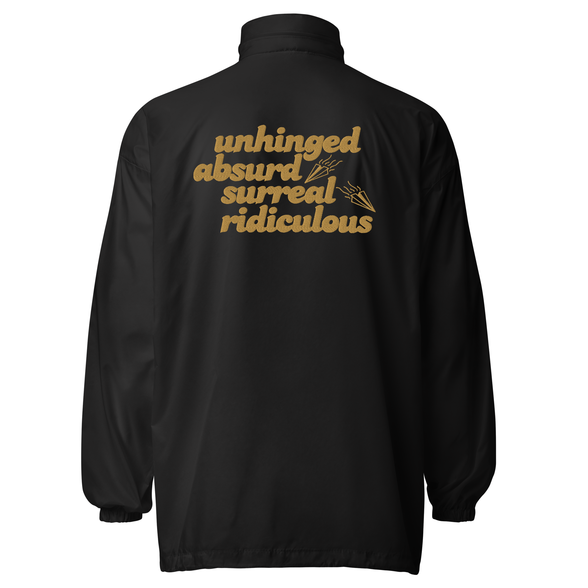 Unhinged Absurd Surreal Ridiculous Windbreaker
