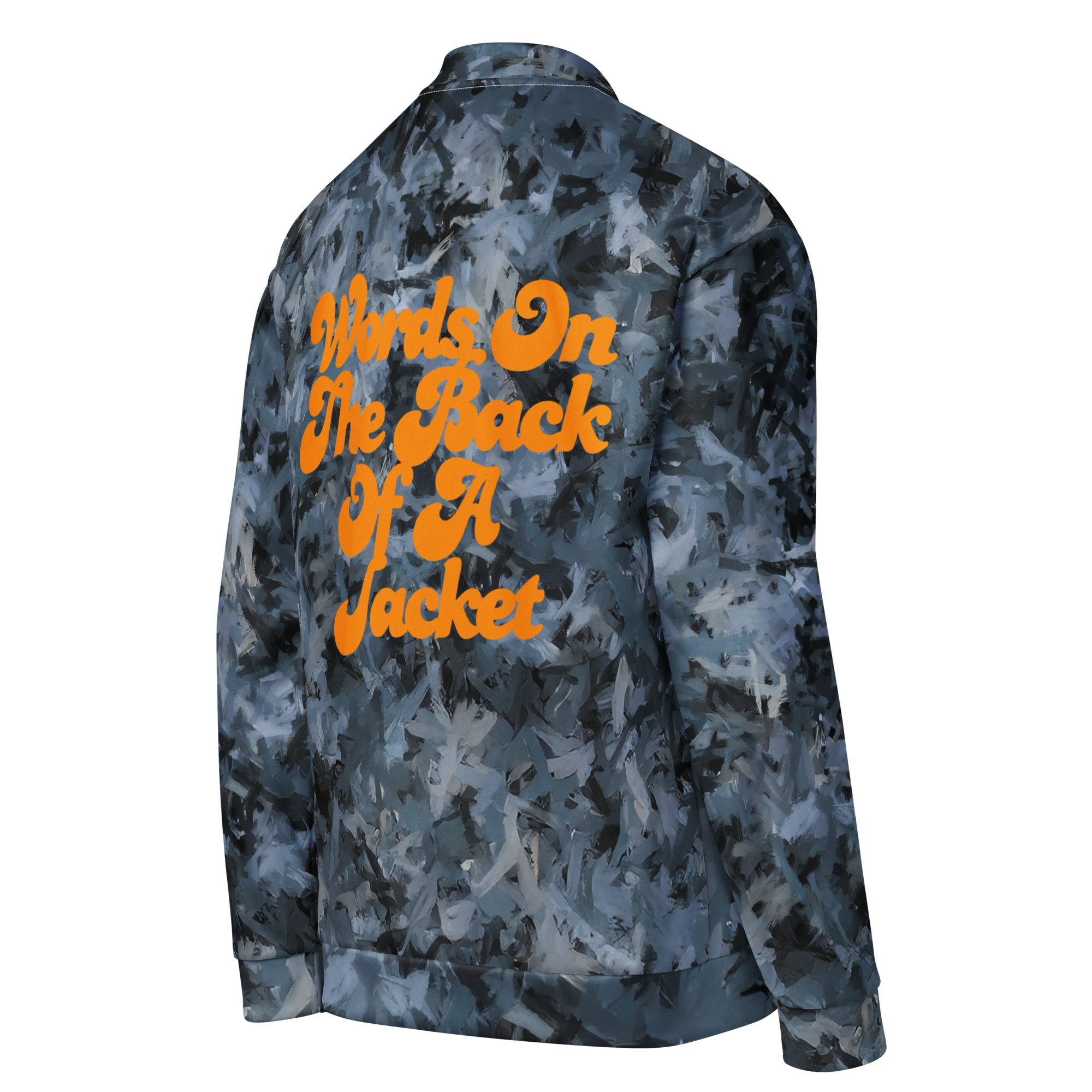 Words On The Back of A Jacket